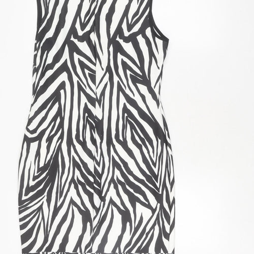 Julien MacDonald Women's Zebra Print Sheath Dress