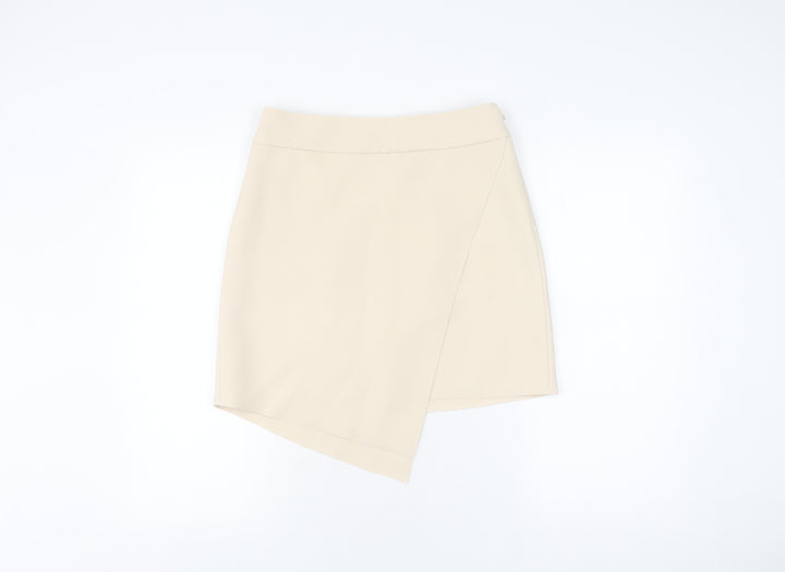 Topshop Women's Beige Pencil Skirt, Size 10