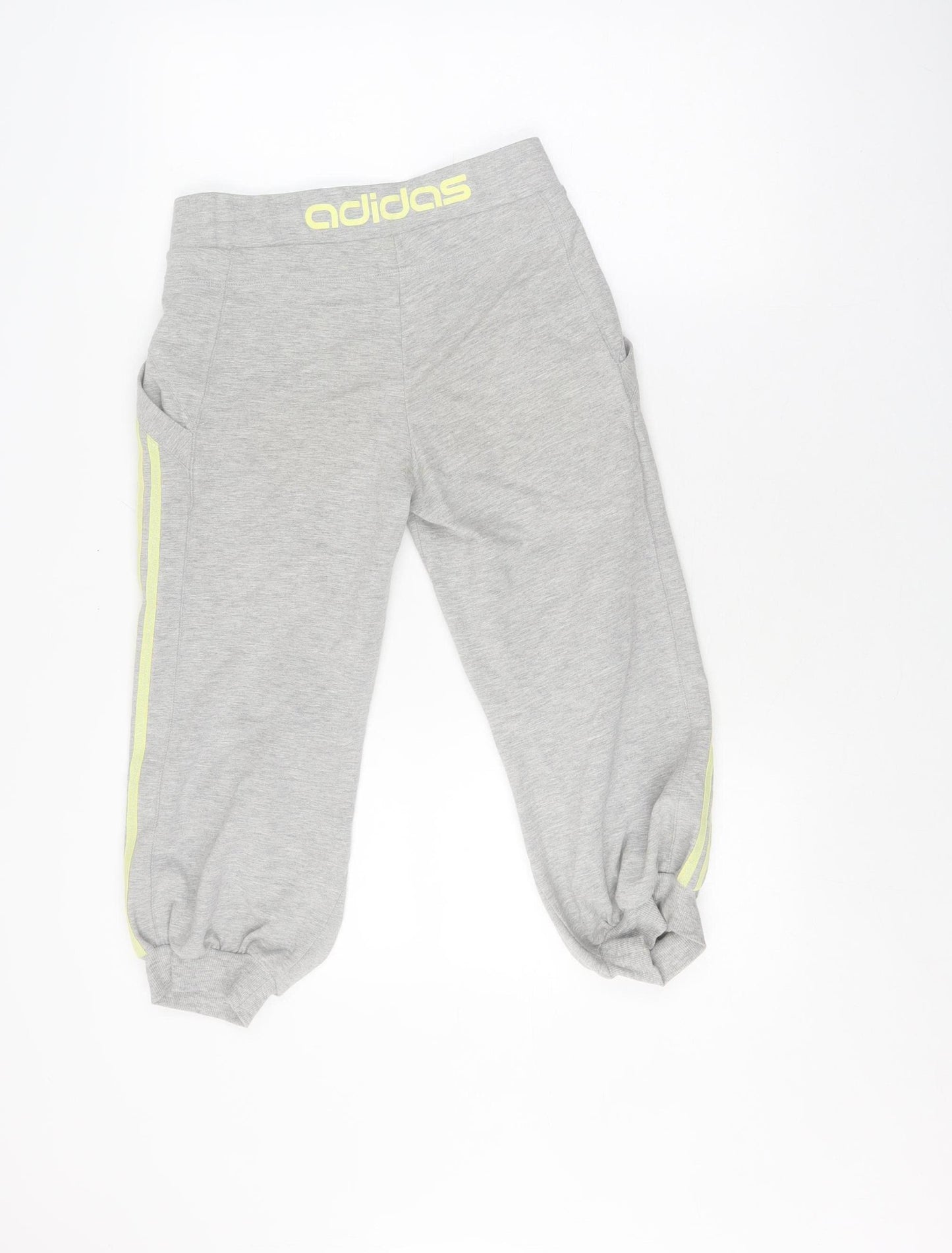 Adidas Women's Grey Jogger Trousers Size 8