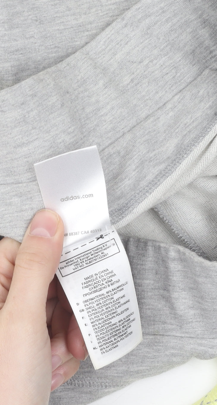 Adidas Women's Grey Jogger Trousers Size 8