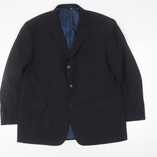 Marks and Spencer Navy Men's Blazer Jacket Regular 44