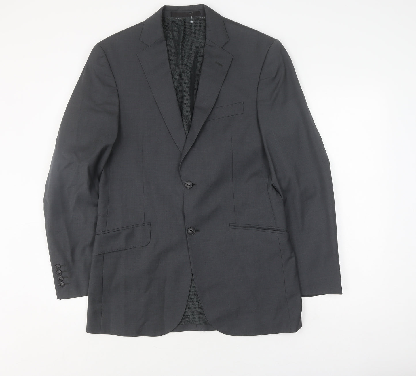 Marks and Spencer Men's Grey Suit Jacket 38L