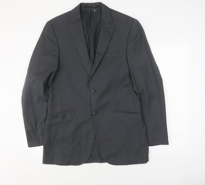 Marks and Spencer Men's Grey Suit Jacket 38L