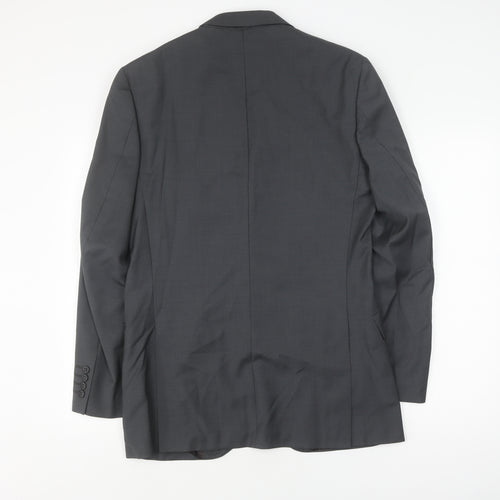 Marks and Spencer Men's Grey Suit Jacket 38L