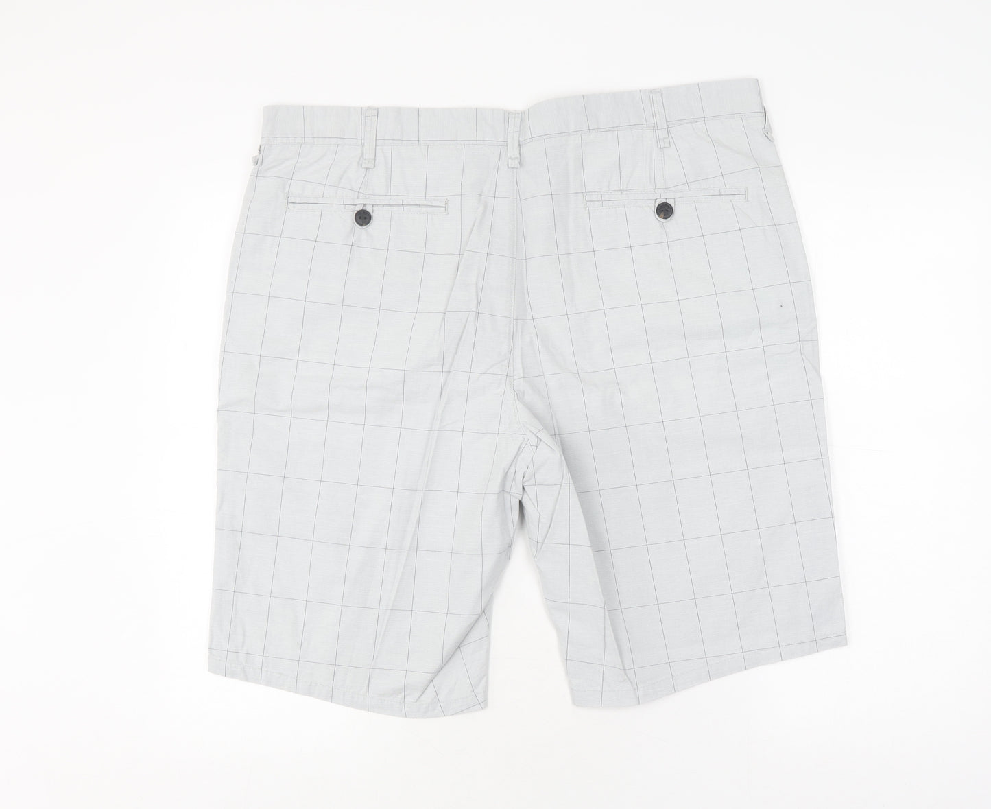 Red Herring Men's Grey Chino Shorts Size 40