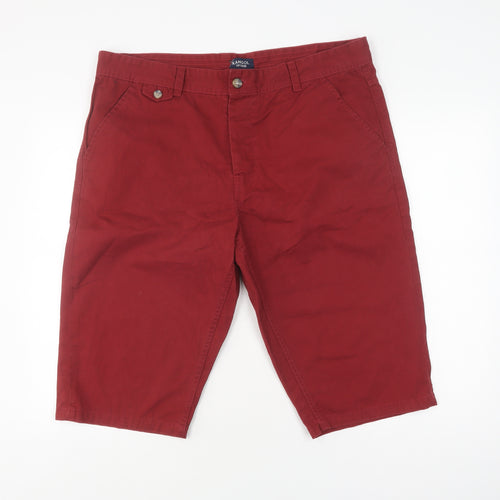 Kangol Men's Red Chino Shorts 2XL