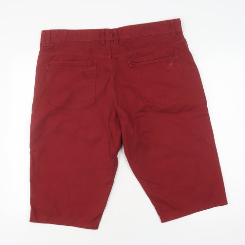Kangol Men's Red Chino Shorts 2XL