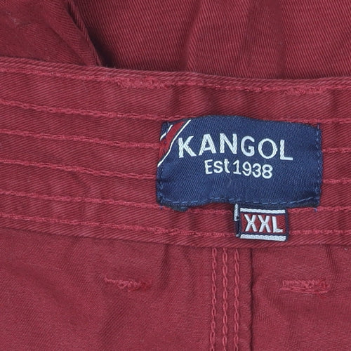 Kangol Men's Red Chino Shorts 2XL