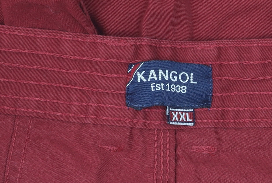 Kangol Men's Red Chino Shorts 2XL