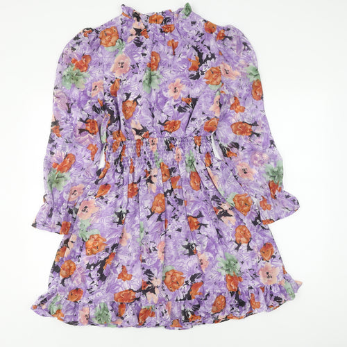 Coast Women's Floral A-Line Dress, Size 10, Multicoloured