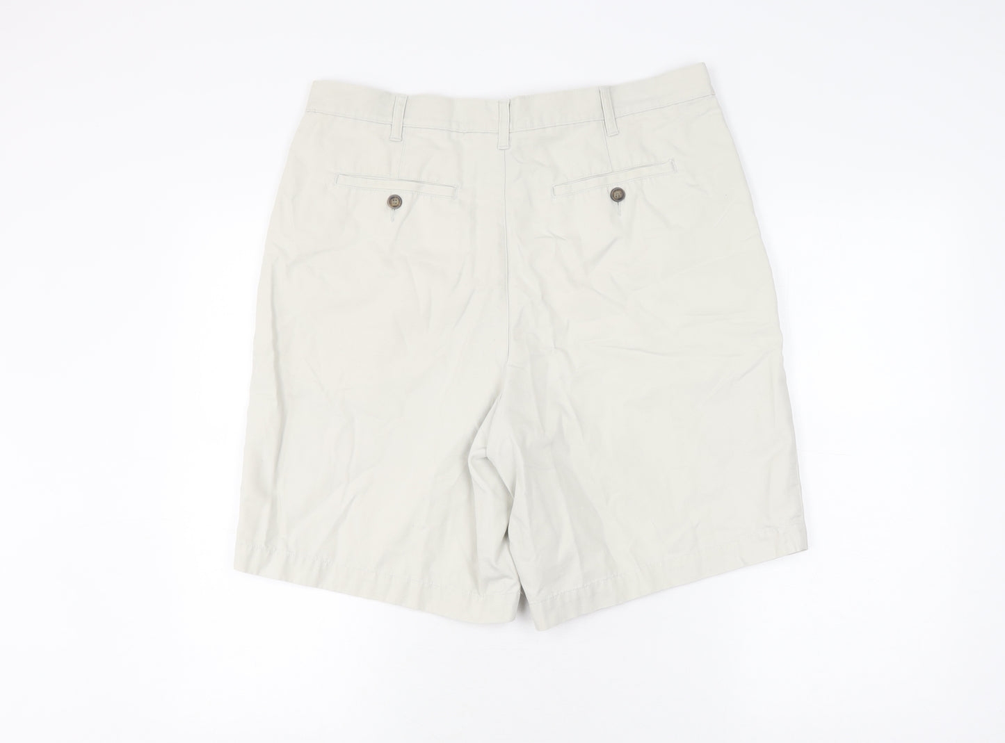 Marks and Spencer Men's Beige Chino Shorts 36L