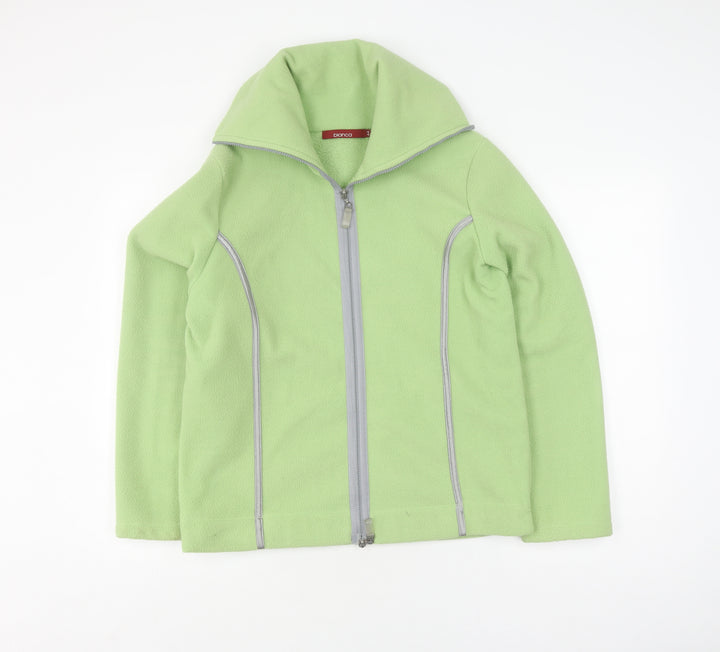 Bianca Women's Green Fleece Jacket Size 16