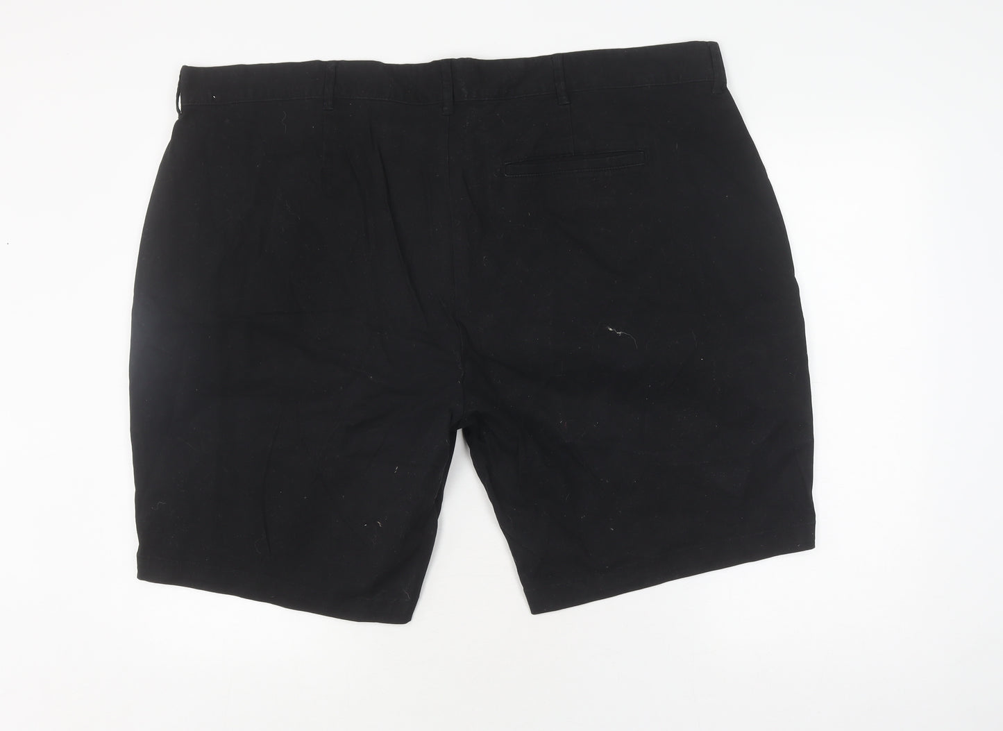 Badrhino Men's Black Chino Shorts Size 46