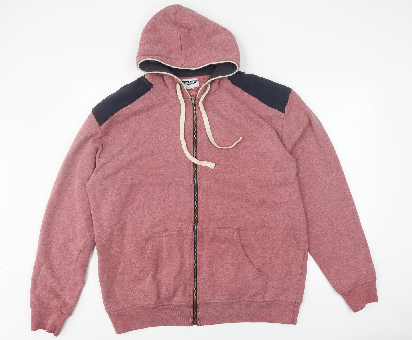 Label J Men's Red Full Zip XL Hoodie with Hood