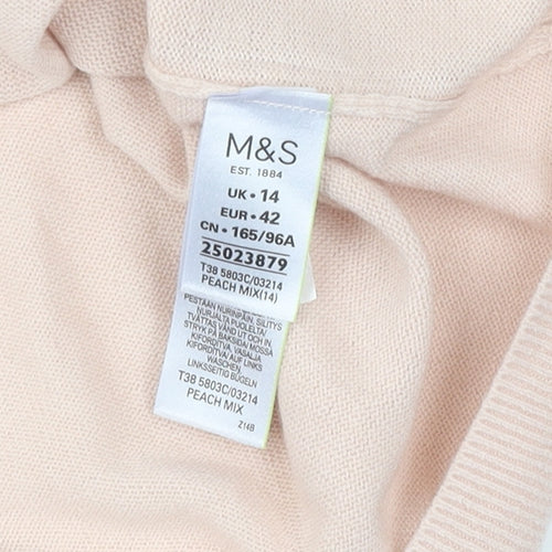 Marks and Spencer Women's Ivory Cardigan Size 14