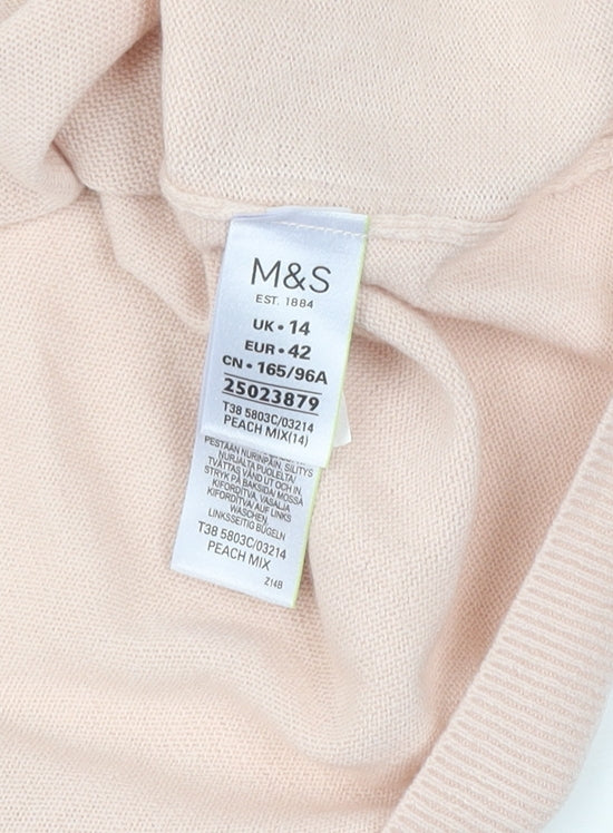Marks and Spencer Women's Ivory Cardigan Size 14