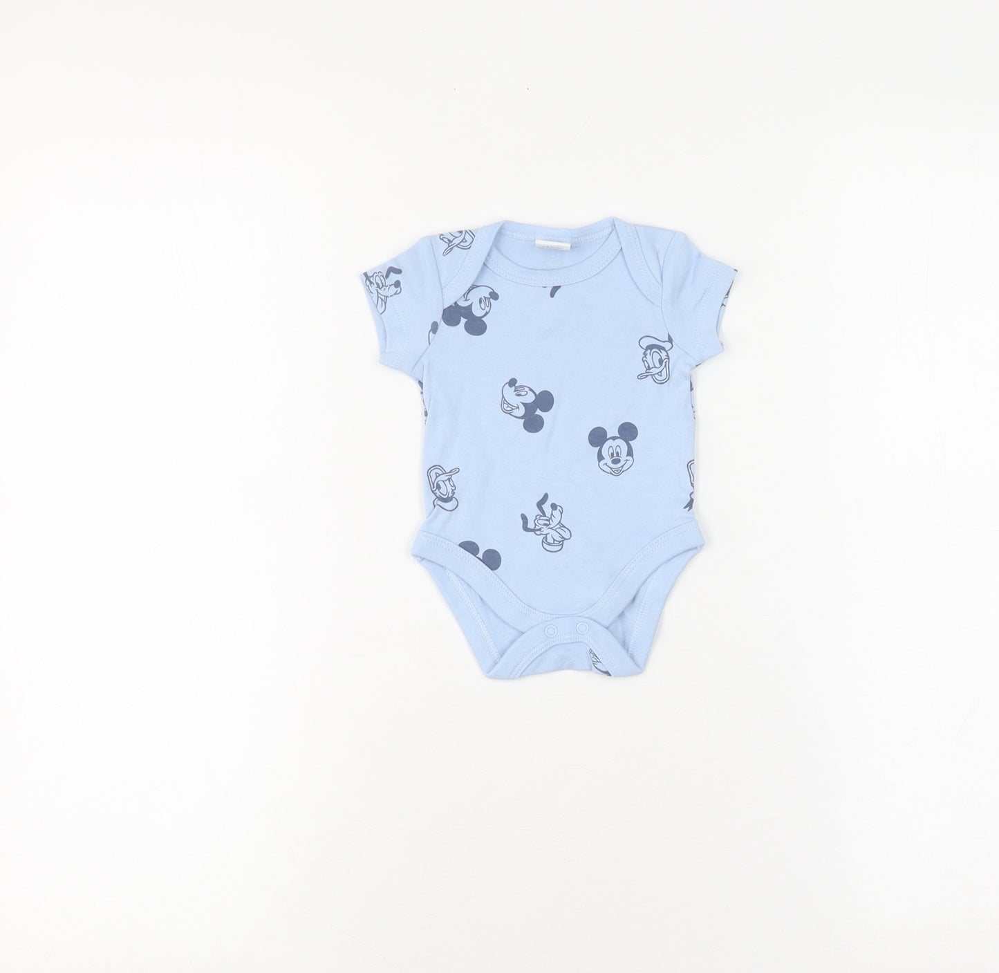 Disney Blue Unisex Newborn Mickey Babygrow Bodysuit