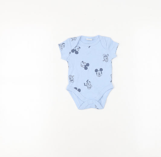 Disney Blue Unisex Newborn Mickey Babygrow Bodysuit