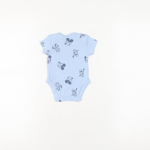 Disney Blue Unisex Newborn Mickey Babygrow Bodysuit