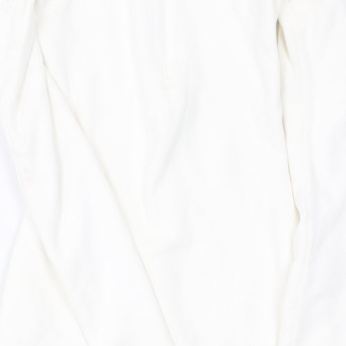 Oh Polly Women's White Romper UK 6 High Neck
