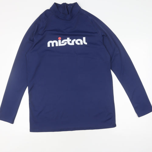 Mistral Men's Blue XL Pullover Long Sleeve Top
