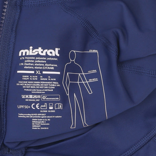 Mistral Men's Blue XL Pullover Long Sleeve Top