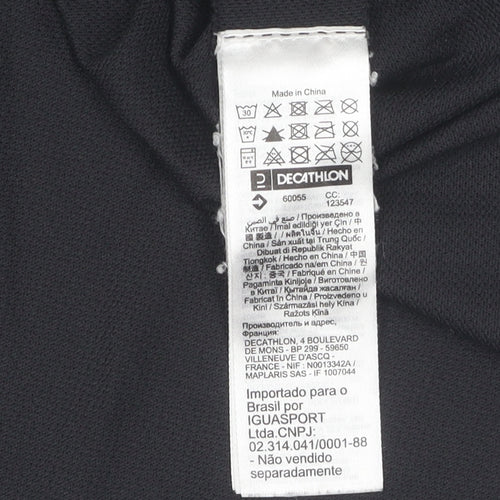 Decathlon Men's Black 3XL T-Shirt for Gym & Training