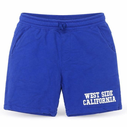 Zara Boys Blue Sweat Shorts Size 11 Years Elastic Waist