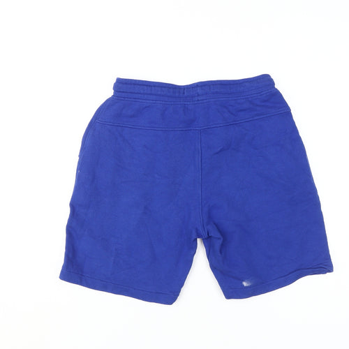 Zara Boys Blue Sweat Shorts Size 11 Years Elastic Waist