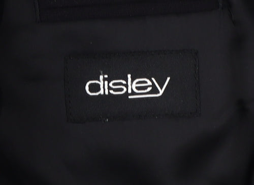 Disley Men's Black Wool Blazer, Size 42 Long Jacket