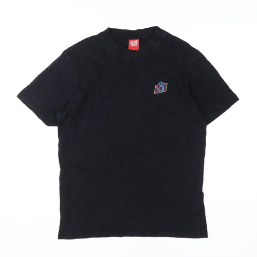 Santa Cruz Men's Black Cotton T-Shirt, Size S