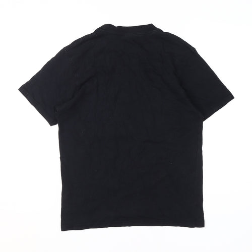Santa Cruz Men's Black Cotton T-Shirt, Size S