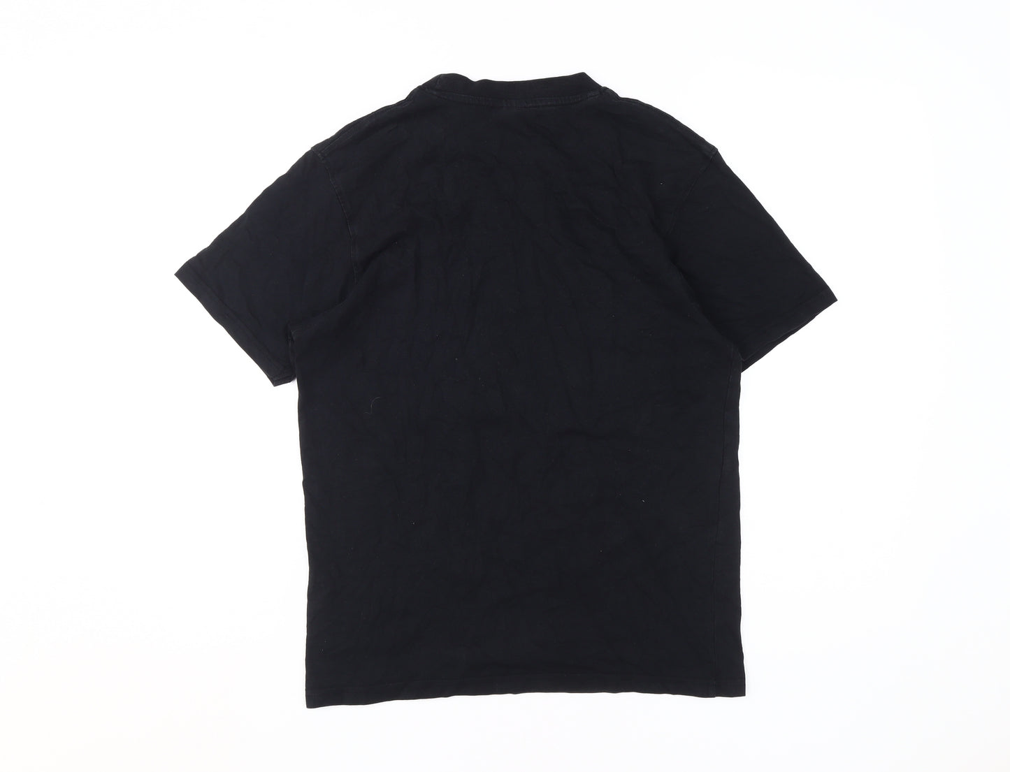 Santa Cruz Men's Black Cotton T-Shirt, Size S