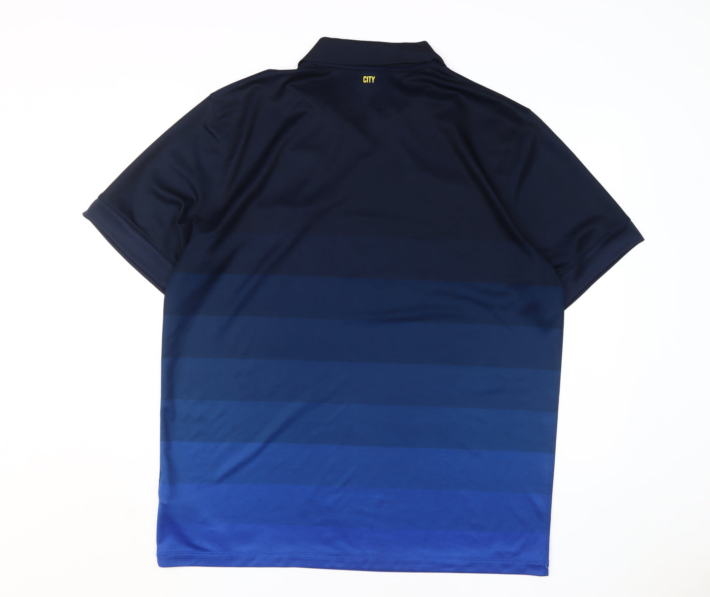 Nike Men's Blue Collared Football Jersey Shirt M