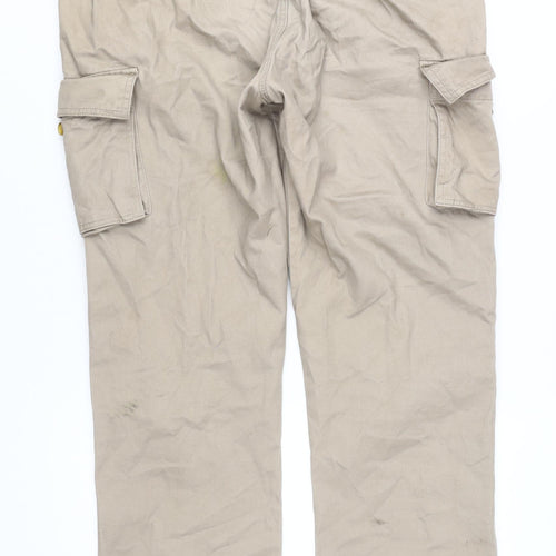 Cotton Traders Men's Beige Cargo Trousers Size 36