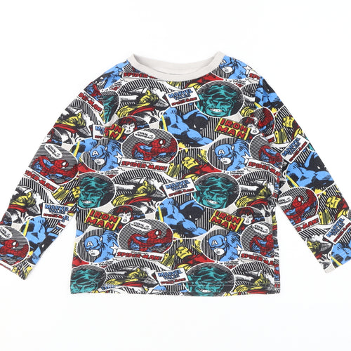 Marvel Comics Boys Multicoloured 5-6Y Graphic Print T-Shirt