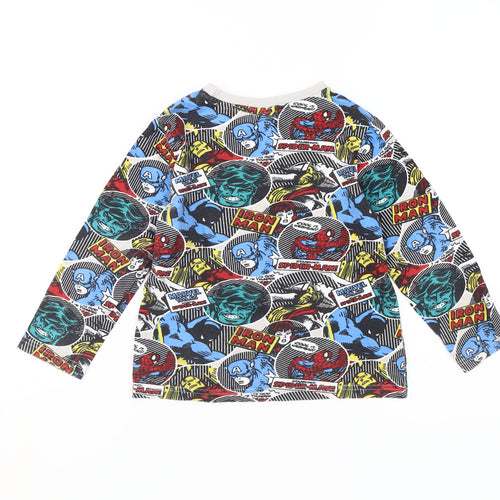 Marvel Comics Boys Multicoloured 5-6Y Graphic Print T-Shirt