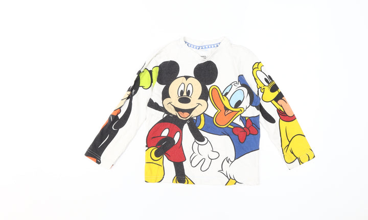 Disney Boys Multicoloured Mickey & Friends Long Sleeve T-Shirt 5-6 Years