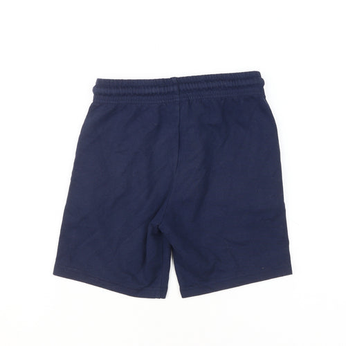 Marvel Boys Blue Captain America Sweat Shorts 6-7 Years