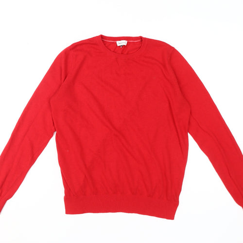 Warehouse Red Crew Neck Womens Jumper Size 12
