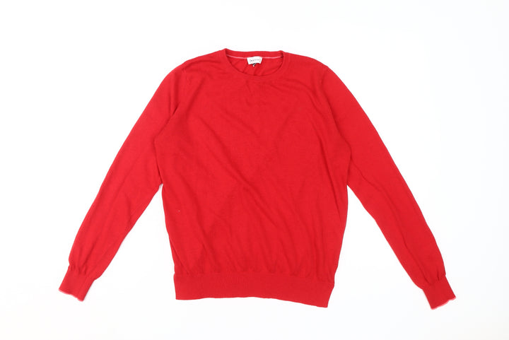 Warehouse Red Crew Neck Womens Jumper Size 12