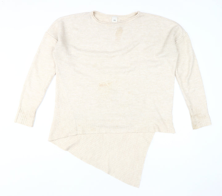 River Island Women's Beige Pullover Jumper M