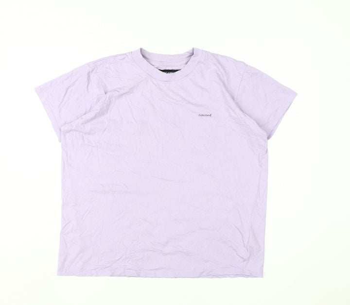 Night Addict Women's Purple XS T-Shirt, 100% Cotton, Casual