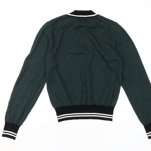 Jack Wills Women's Green Pullover Jumper, Size 12