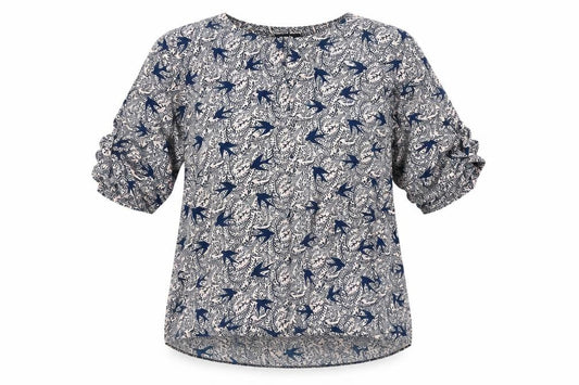 Front view of Wallis Women's Multicoloured Animal Print Blouse, size L