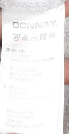 Donnay Men's Grey Pullover Hoodie M Size