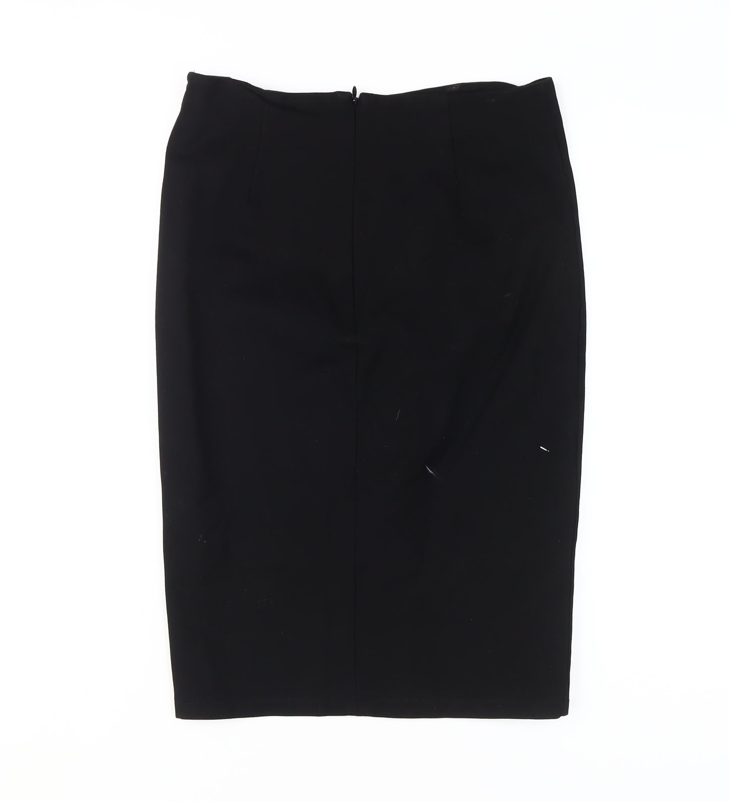 Mango Women's Black Pencil Skirt, Size S, Knee Length