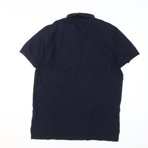 Tommy Hilfiger Black Regular Fit Men's Polo Shirt M