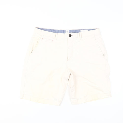 Gap Men's Beige Chino Shorts, Size 34, Casual Spring
