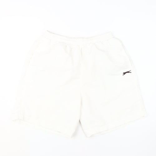 Slazenger Men's White Sports Shorts XL
